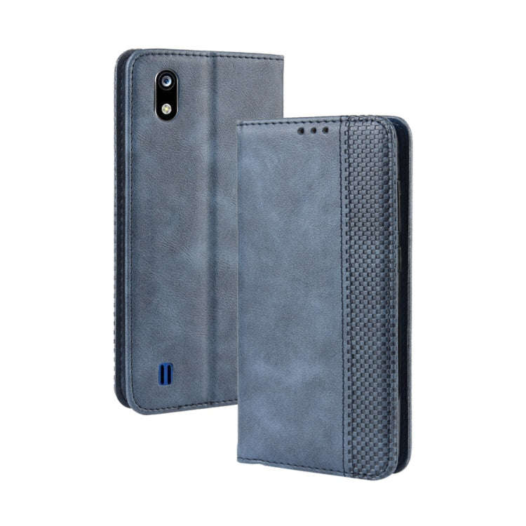 Magnetic Buckle Retro Crazy Horse Texture Horizontal Flip Leather Case for ZTE Blade A7 (2019) , ...