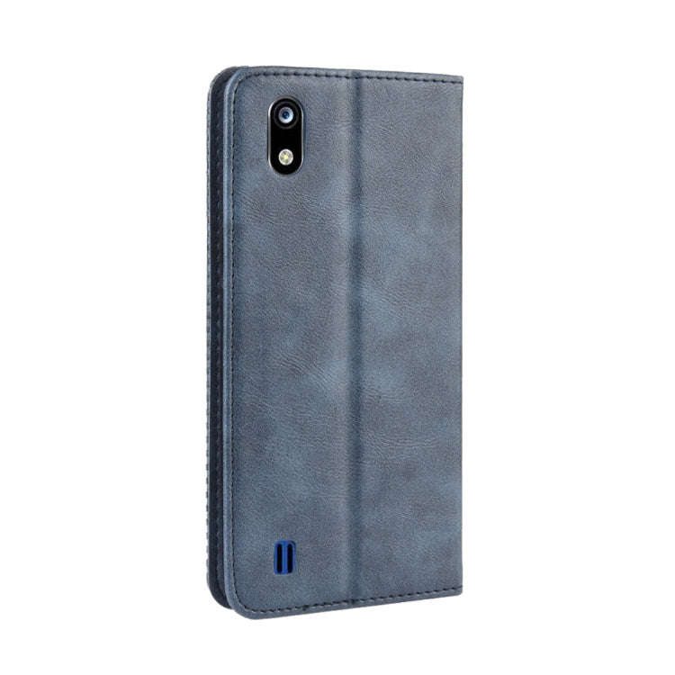 Magnetic Buckle Retro Crazy Horse Texture Horizontal Flip Leather Case for ZTE Blade A7 (2019) , ...