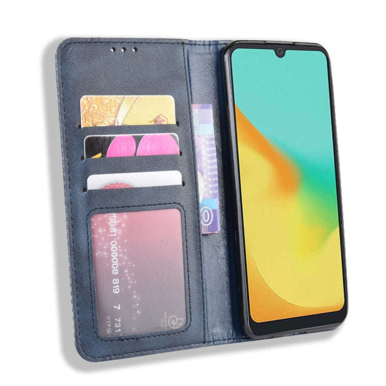 Magnetic Buckle Retro Crazy Horse Texture Horizontal Flip Leather Case for ZTE Blade A7 (2019) , ...