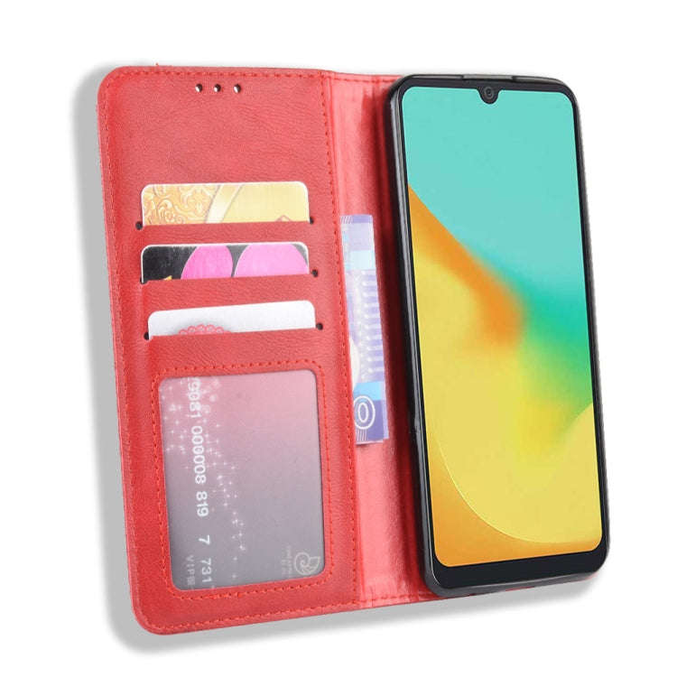 Magnetic Buckle Retro Crazy Horse Texture Horizontal Flip Leather Case for ZTE Blade A7 (2019) , ...