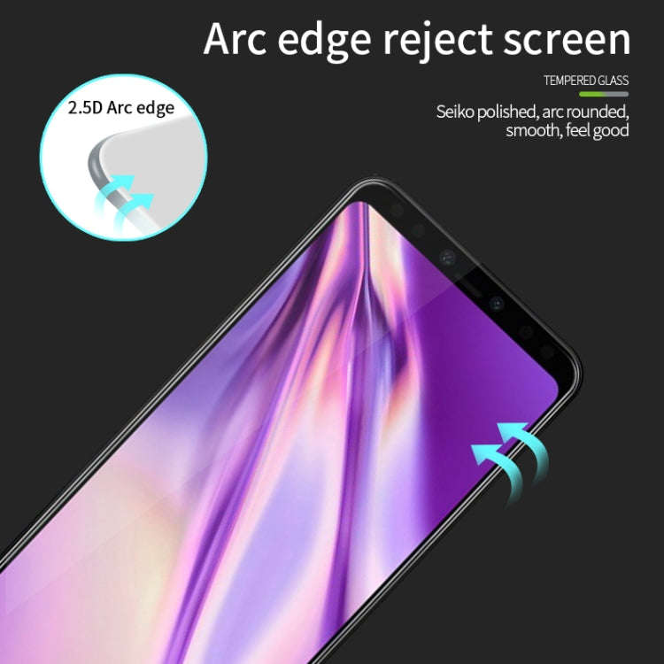 PINWUYO 9H 2.5D Full Screen Tempered Glass Film For Google Pixel 4(Black)