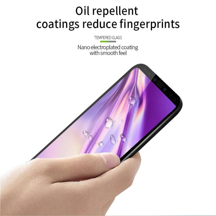 PINWUYO 9H 2.5D Full Screen Tempered Glass Film For Google Pixel 4(Black)