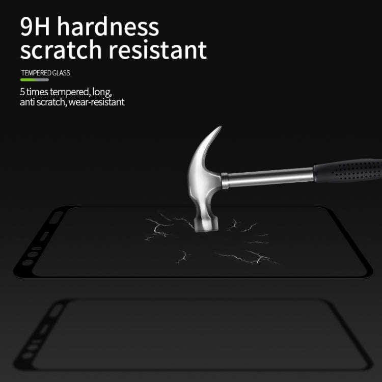 PINWUYO 9H 2.5D Full Screen Tempered Glass Film For Google Pixel 4XL(Black)