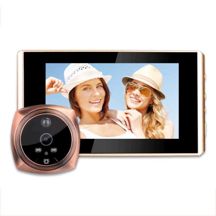 4.3 inch LCD Color Screen Digital Doorbell Door Eye Doorbell Electronic Peephole Door Camera View...