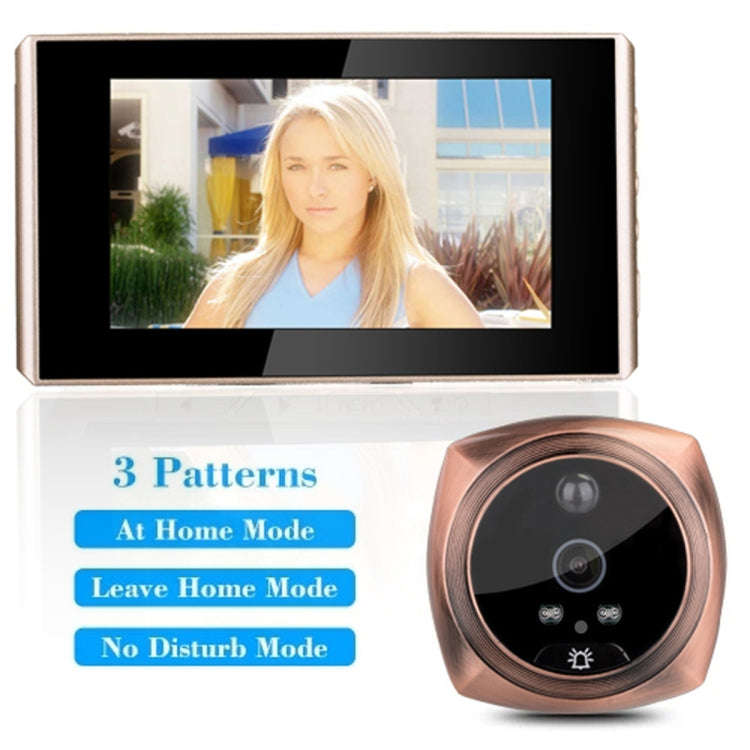 4.3 inch LCD Color Screen Digital Doorbell Door Eye Doorbell Electronic Peephole Door Camera View...