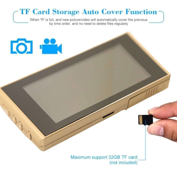 4.3 inch LCD Color Screen Digital Doorbell Door Eye Doorbell Electronic Peephole Door Camera View...
