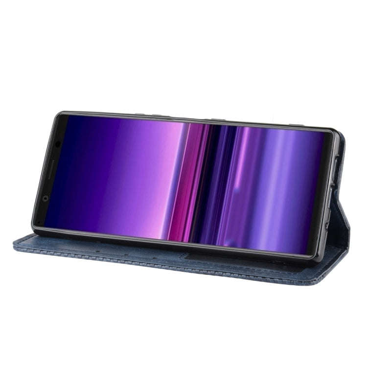 Magnetic Buckle Retro Crazy Horse Texture Horizontal Flip Leather Case for Sony Xperia 2, with Ho...