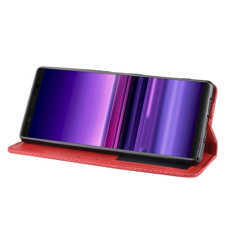 Magnetic Buckle Retro Crazy Horse Texture Horizontal Flip Leather Case for Sony Xperia 2, with Ho...