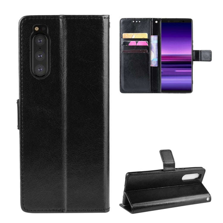 Retro Crazy Horse Texture Horizontal Flip Leather Case for Sony Xperia 2 , with Holder & Card Slo...