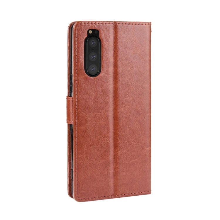 Retro Crazy Horse Texture Horizontal Flip Leather Case for Sony Xperia 2 , with Holder & Card Slo...