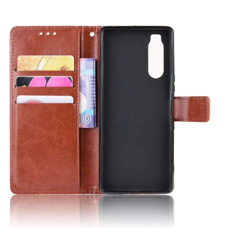 Retro Crazy Horse Texture Horizontal Flip Leather Case for Sony Xperia 2 , with Holder & Card Slo...