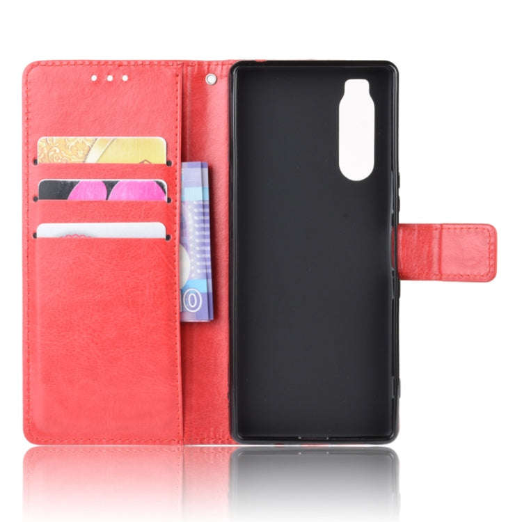 Retro Crazy Horse Texture Horizontal Flip Leather Case for Sony Xperia 2 , with Holder & Card Slo...