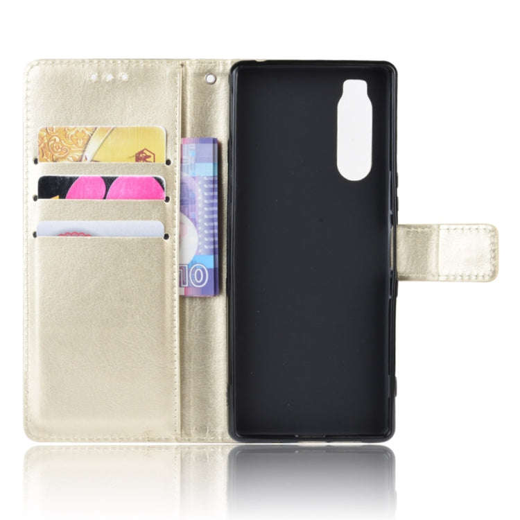 Retro Crazy Horse Texture Horizontal Flip Leather Case for Sony Xperia 2 , with Holder & Card Slo...