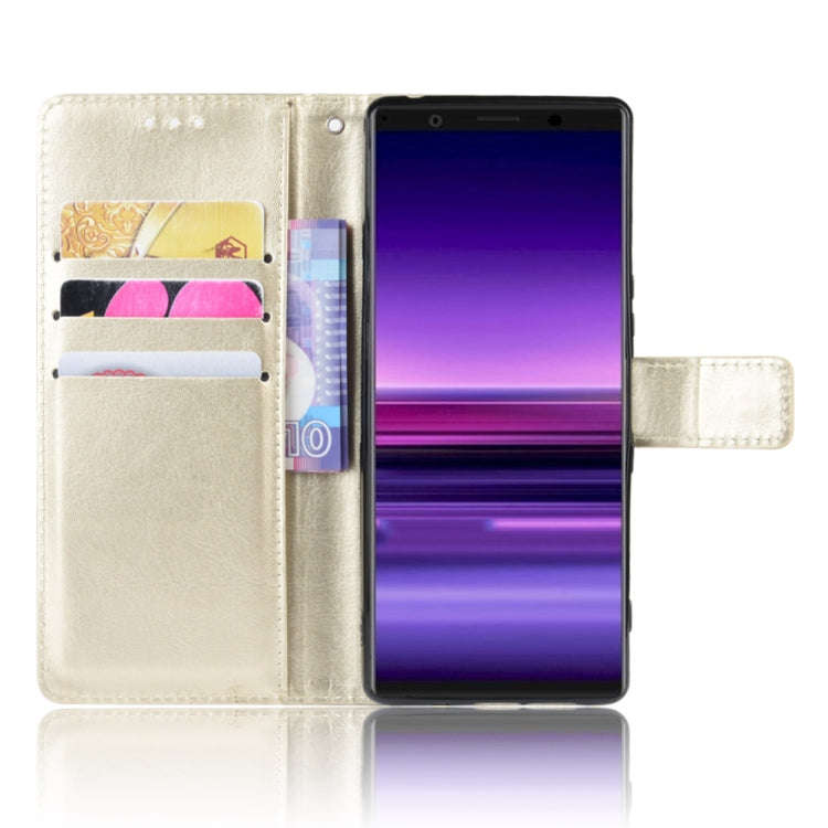 Retro Crazy Horse Texture Horizontal Flip Leather Case for Sony Xperia 2 , with Holder & Card Slo...