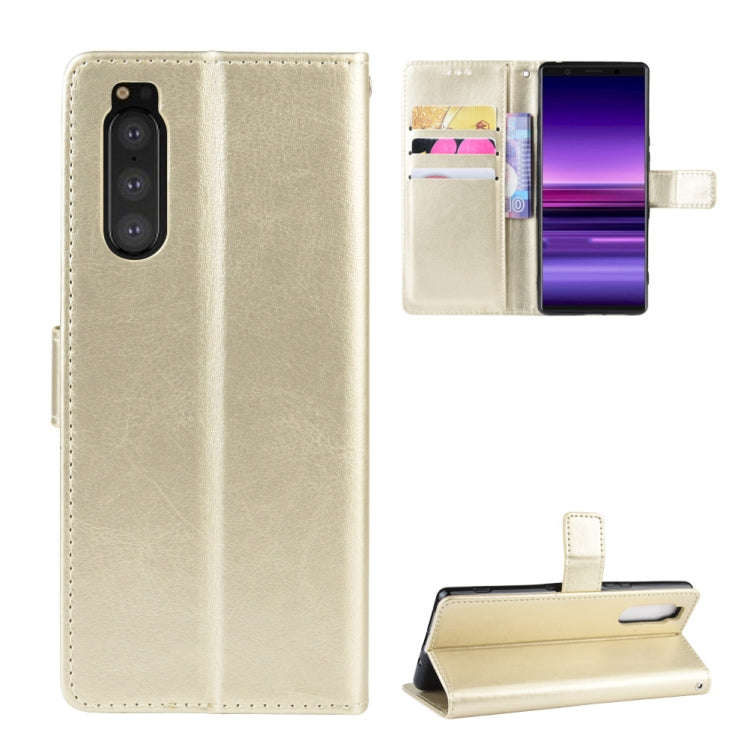 Retro Crazy Horse Texture Horizontal Flip Leather Case for Sony Xperia 2 , with Holder & Card Slo...