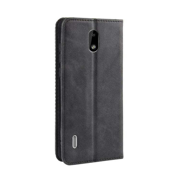 Magnetic Buckle Retro Crazy Horse Texture Horizontal Flip Leather Case for Nokia 3.1 C , with Hol...