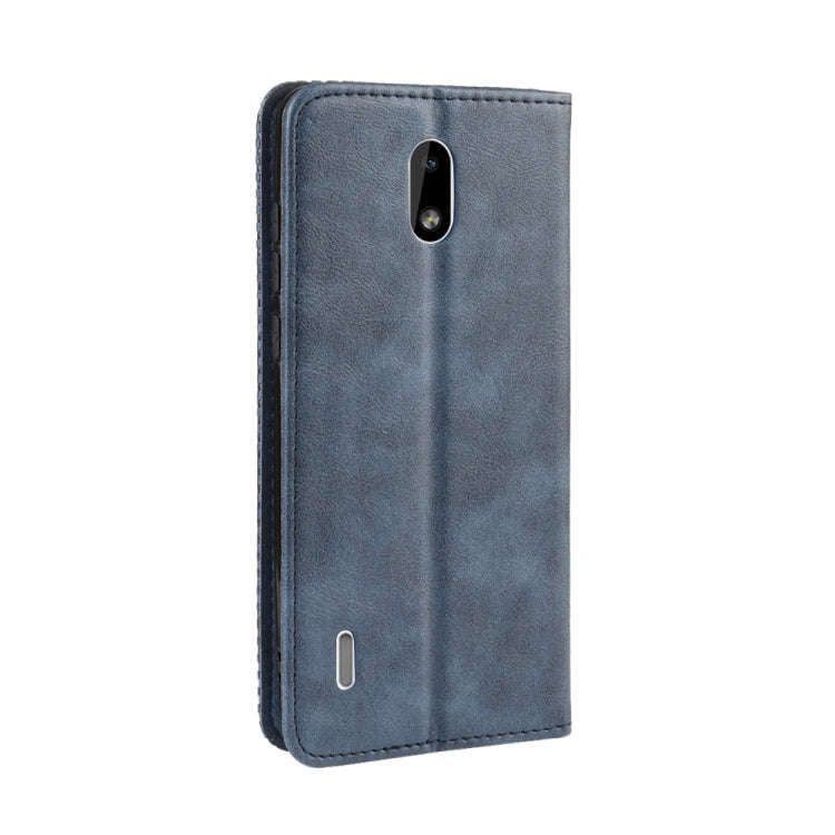 Magnetic Buckle Retro Crazy Horse Texture Horizontal Flip Leather Case for Nokia 3.1 C , with Hol...