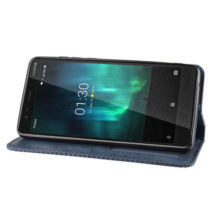 Magnetic Buckle Retro Crazy Horse Texture Horizontal Flip Leather Case for Nokia 3.1 C , with Hol...