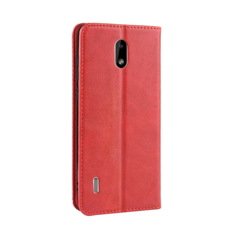 Magnetic Buckle Retro Crazy Horse Texture Horizontal Flip Leather Case for Nokia 3.1 C , with Hol...