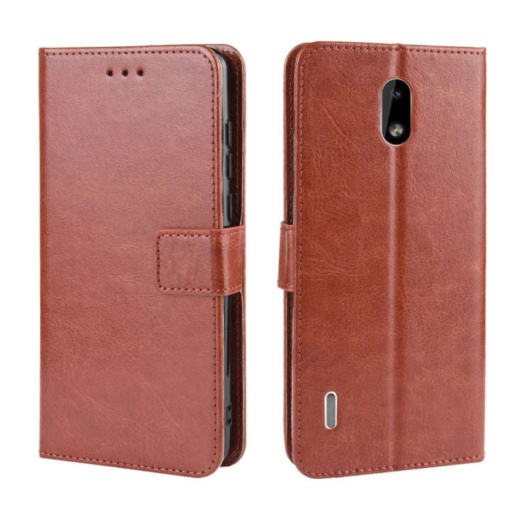 Retro Crazy Horse Texture Horizontal Flip Leather Case for Nokia 3.1 C , with Holder & Card Slots...