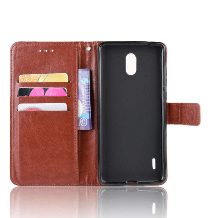 Retro Crazy Horse Texture Horizontal Flip Leather Case for Nokia 3.1 C , with Holder & Card Slots...