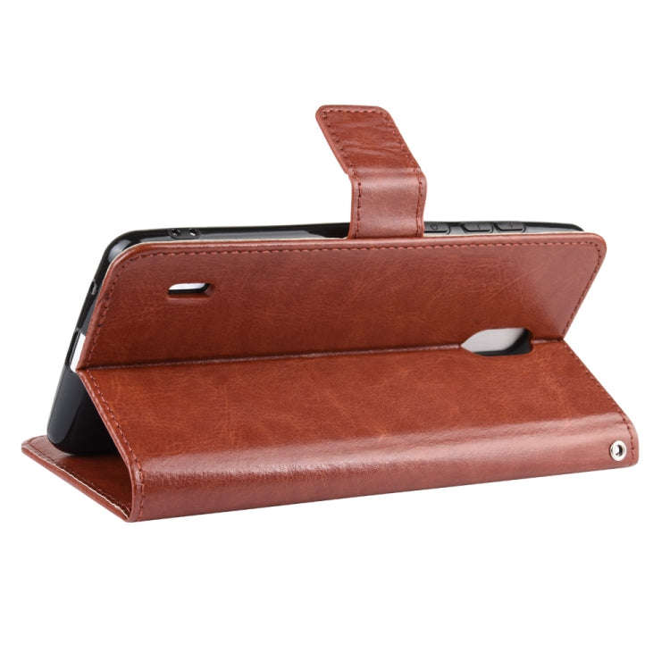Retro Crazy Horse Texture Horizontal Flip Leather Case for Nokia 3.1 C , with Holder & Card Slots...