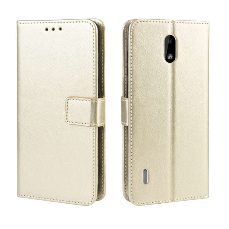 Retro Crazy Horse Texture Horizontal Flip Leather Case for Motorola Moto One Pro , with Holder & ...