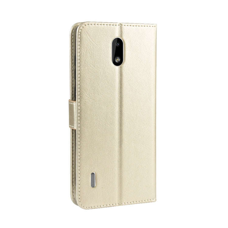 Retro Crazy Horse Texture Horizontal Flip Leather Case for Motorola Moto One Pro , with Holder & ...