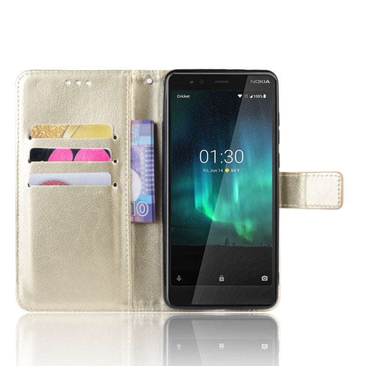 Retro Crazy Horse Texture Horizontal Flip Leather Case for Motorola Moto One Pro , with Holder & ...