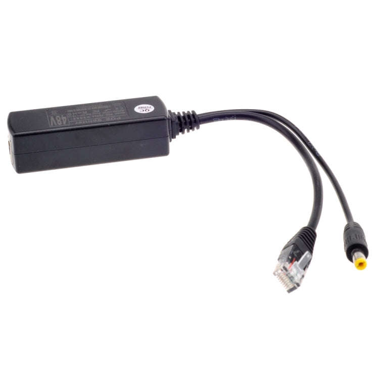 Power Over Ethernet Splitter 48V Input and 12V Output 48V PoE Splitter Adapter, Let 12V DC IP Cam...