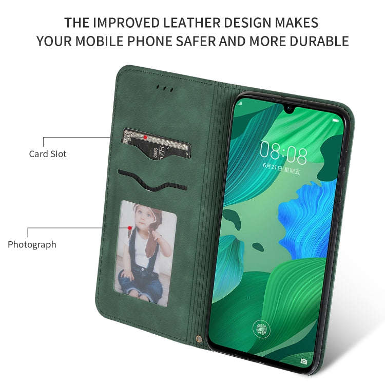 Retro Skin Feel Business Magnetic Horizontal Flip Leather Case for Huawei Nova 5 / Nova 5 Pro(Arm...