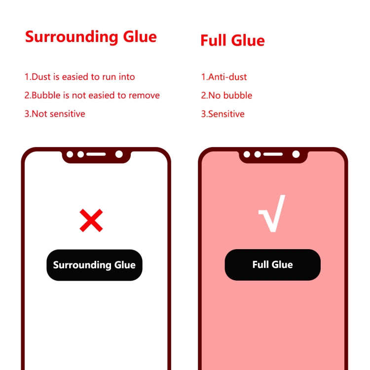 ENKAY Hat-prince Full Glue 0.26mm 9H 2.5D Tempered Glass Full Coverage Film for LG W10