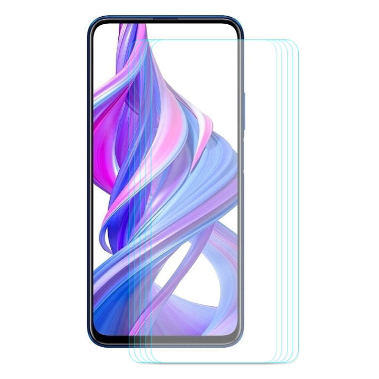 5 PCS ENKAY Hat-prince 0.26mm 9H 2.5D Curved Edge Tempered Glass Film for Honor 9X / 9X Pro