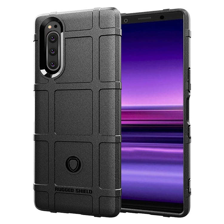 Full Coverage Shockproof TPU Case for  Sony Xperia XZ5(Black)