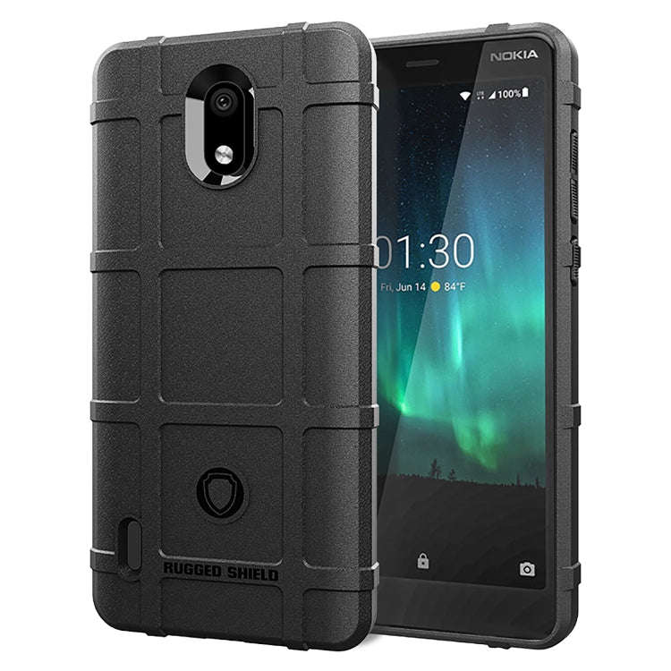 Full Coverage Shockproof TPU Case for Nokia 3.1C(Black)
