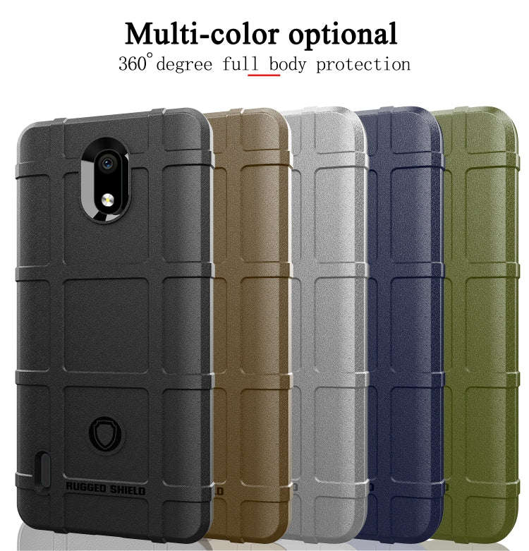 Full Coverage Shockproof TPU Case for Nokia 3.1C(Grey)