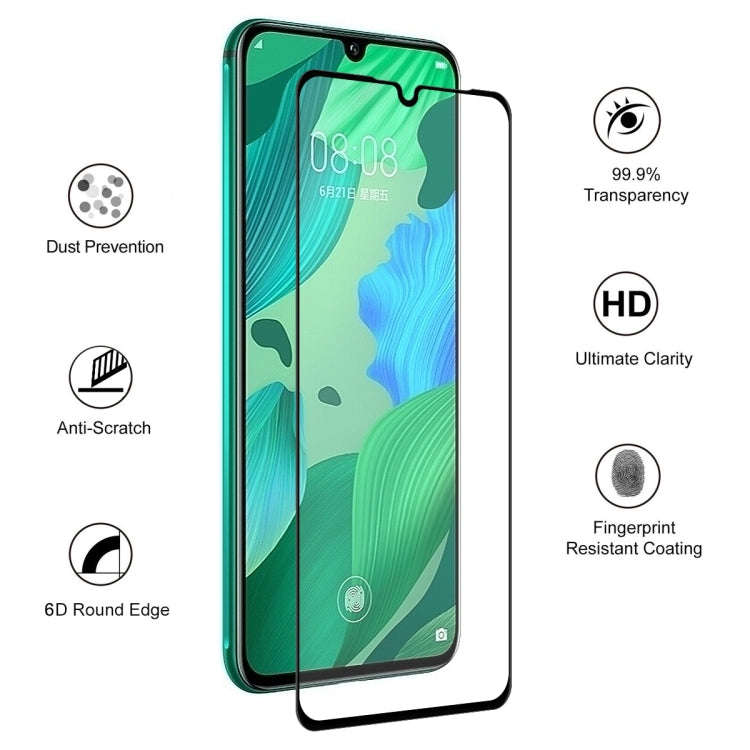 ENKAY Hat-Prince 0.26mm 9H 6D Curved Full Screen Tempered Glass Film for Huawei Nova 5 / Nova 5 Pro