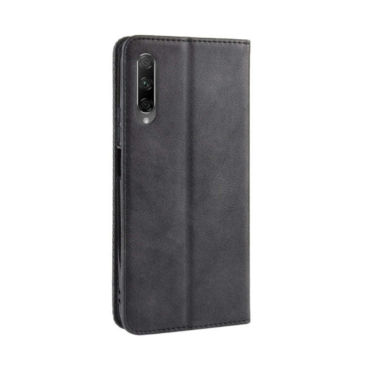 Magnetic Buckle Retro Crazy Horse Texture Horizontal Flip Leather Case for Huawei Honor 9X / Hono...