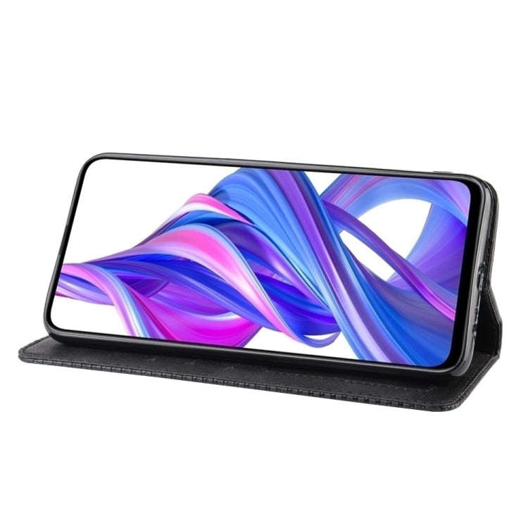 Magnetic Buckle Retro Crazy Horse Texture Horizontal Flip Leather Case for Huawei Honor 9X / Hono...