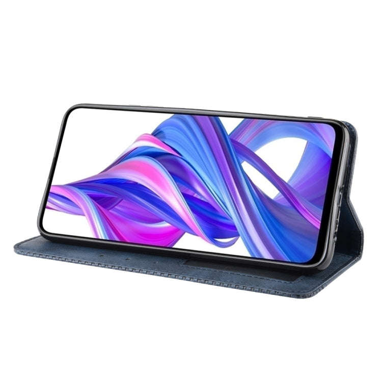 Magnetic Buckle Retro Crazy Horse Texture Horizontal Flip Leather Case for Huawei Honor 9X / Hono...