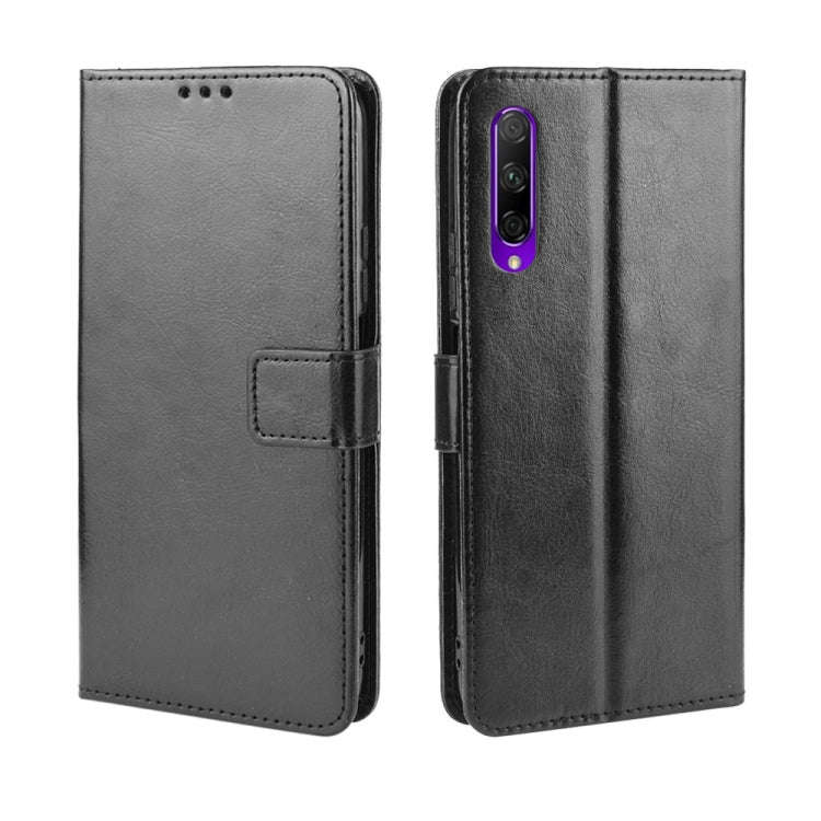 Retro Crazy Horse Texture Horizontal Flip Leather Case for Huawei Honor 9X / Honor 9X Pro, with H...