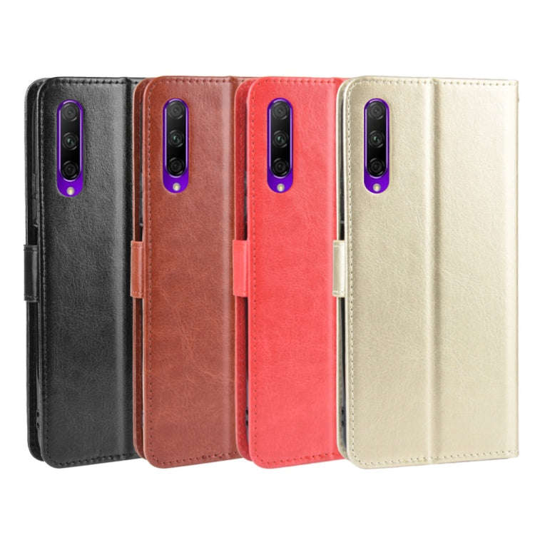 Retro Crazy Horse Texture Horizontal Flip Leather Case for Huawei Honor 9X / Honor 9X Pro, with H...