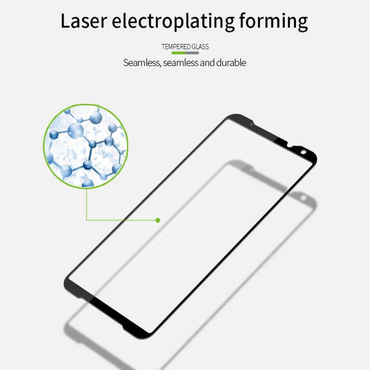 PINWUYO 9H 2.5D Full Screen Tempered Glass Film for Asus Rog Phone2(Black)