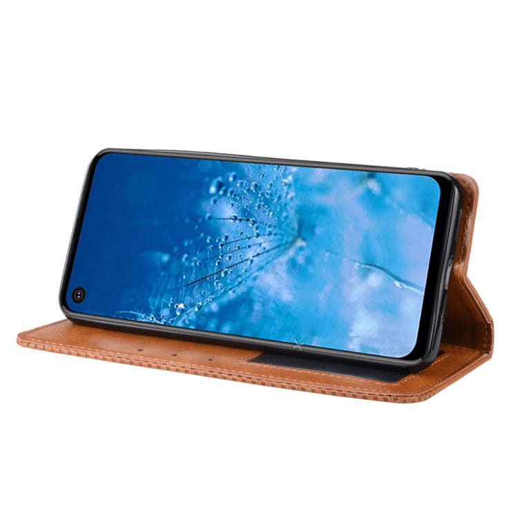 Magnetic Buckle Retro Crazy Horse Texture Horizontal Flip Leather Case for Motorola One Action, w...