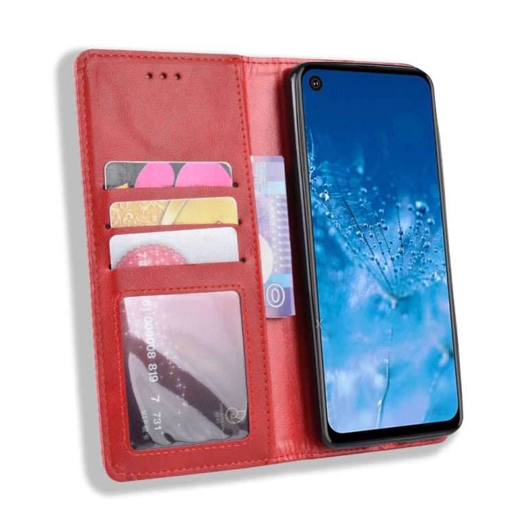 Magnetic Buckle Retro Crazy Horse Texture Horizontal Flip Leather Case for Motorola One Action, w...