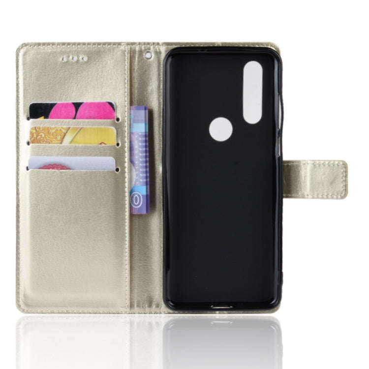 Retro Crazy Horse Texture Horizontal Flip Leather Case for Motorola One Action , with Holder & Ca...