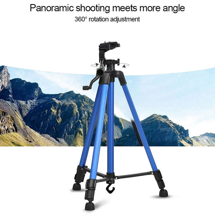 Portable Phone Live Selfie 3366 Tripod Stand DV SLR Camera Self-timer Full Light Bracket(Red)