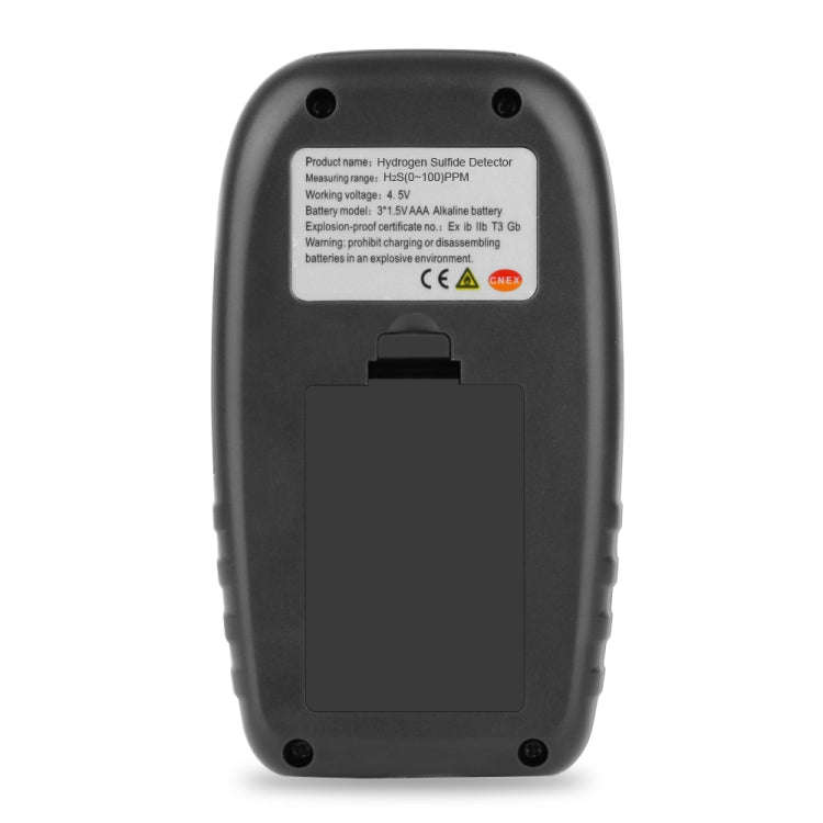 WINTACT WT8822 Hydrogen Sulfide Detector Independent H2S Gas Sensor Warning-up High Sensitive Poi...