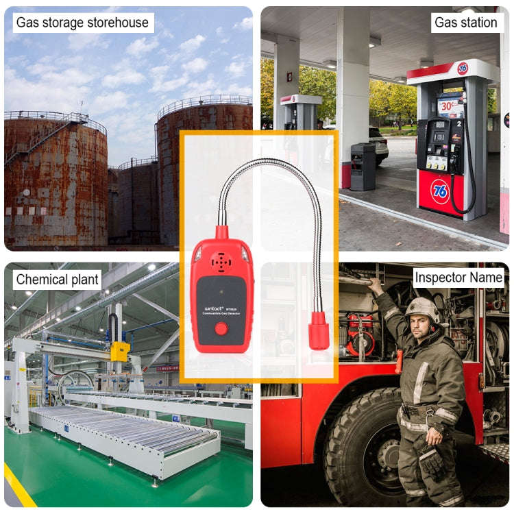 WINTACT WT8820 Combustible Gas Alarm Detector For Home Slight Gas Leakage Flammable Natural Gas L...