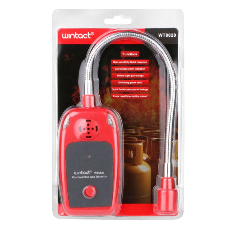 WINTACT WT8820 Combustible Gas Alarm Detector For Home Slight Gas Leakage Flammable Natural Gas L...